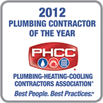 PHCC 2012 Plumbing Contractor Of The Year